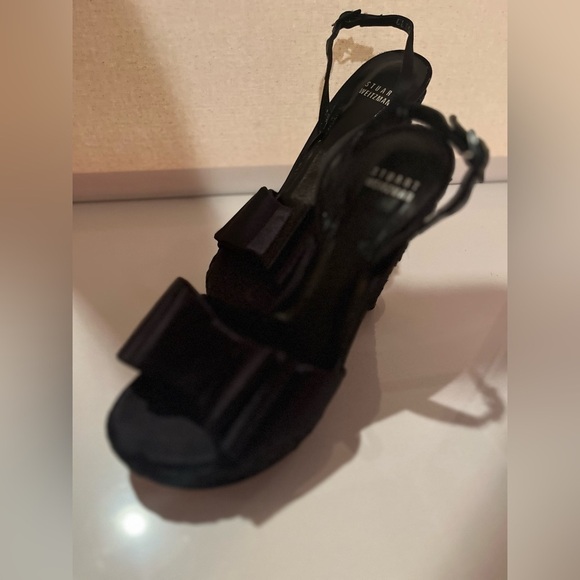 Stuart Weitzman Sandals Espadrille Style High Cone Heel Platform Sz EU36/6 - Picture 10 of 15